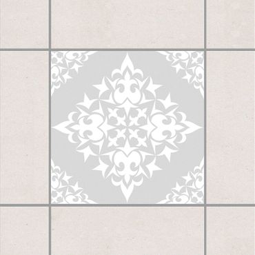 Tegelstickers Tile Pattern Light Grey