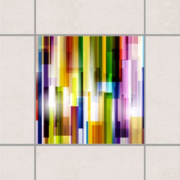 Tegelstickers Rainbow Cubes