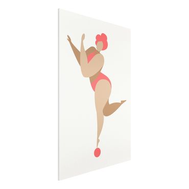 Forex schilderijen Miss Dance Pink