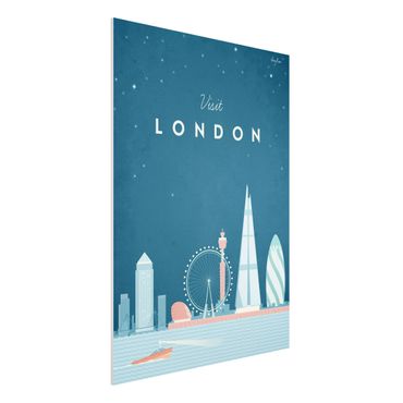 Forex schilderijen Travel Poster - London