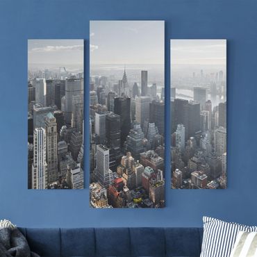 Canvas schilderijen - 3-delig Upper Manhattan New York City