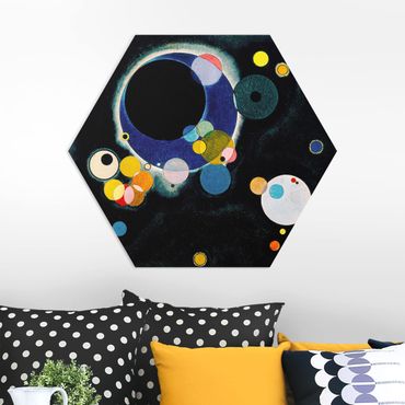Hexagons Forex schilderijen Wassily Kandinsky - Sketch Circles