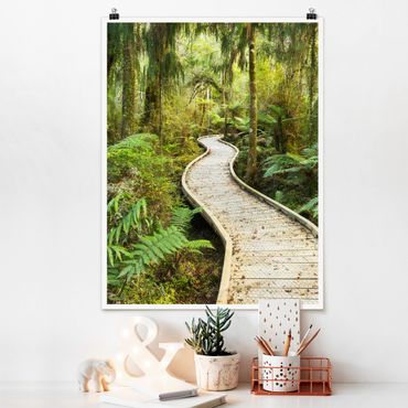 Posters Path In The Jungle