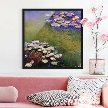 Ingelijste posters Claude Monet - Water Lilies