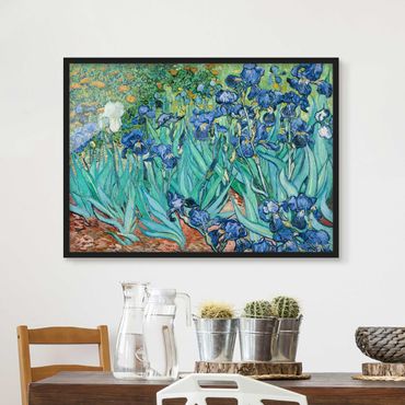 Ingelijste posters Vincent Van Gogh - Iris