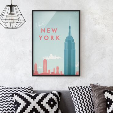 Ingelijste posters Travel Poster - New York