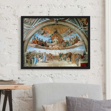 Ingelijste posters Raffael - Disputation Of The Holy Sacrament
