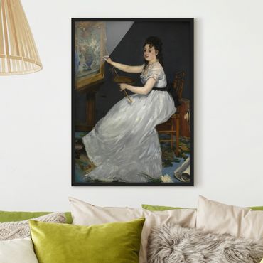 Ingelijste posters Edouard Manet - Eva Gonzalès
