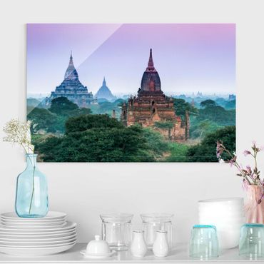 Glasschilderijen Temple Grounds In Bagan