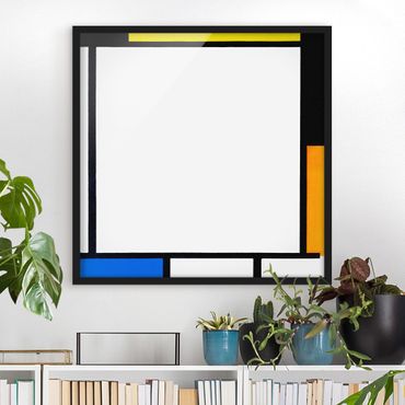 Ingelijste posters Piet Mondrian - Composition II