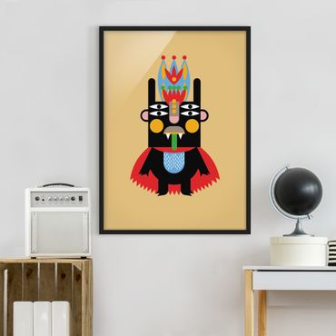 Ingelijste posters Collage Ethno Monster - King