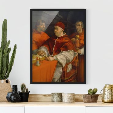 Ingelijste posters Raffael - Portrait of Pope Leo X