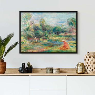 Ingelijste posters Auguste Renoir - Landscape At Cagnes