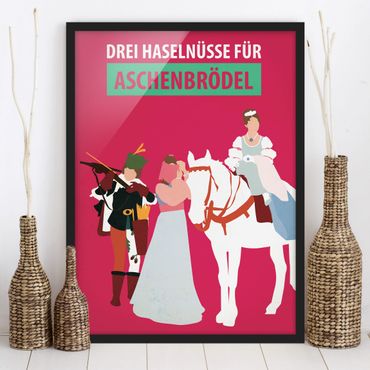 Ingelijste posters Film Poster Three Wishes For Aschebrödel