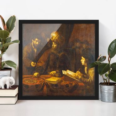 Ingelijste posters Rembrandt Van Rijn - Parable of the Labourers