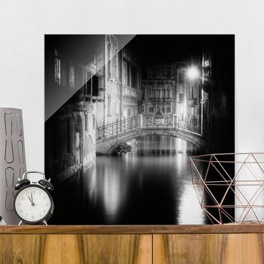 Glasschilderijen Bridge Venice