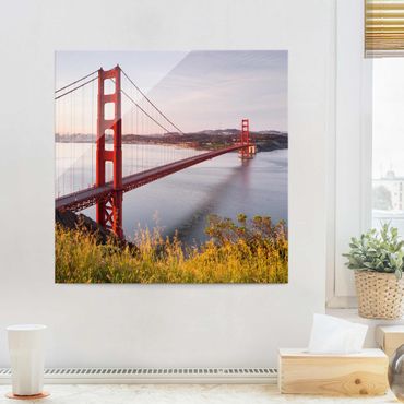 Glasschilderijen Golden Gate Bridge In San Francisco