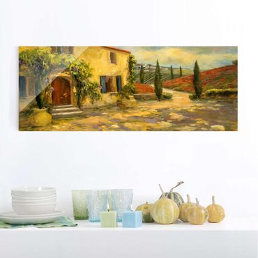 Glasschilderijen Scenic Italy V