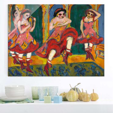 Glasschilderijen Ernst Ludwig Kirchner - Czardas Dancers