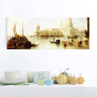 Glasschilderijen Thomas Moran - Venice II