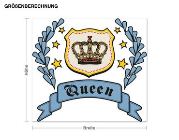 Muurstickers Queen Crown