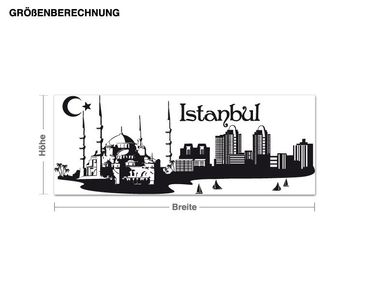Muurstickers Skyline Istanbul