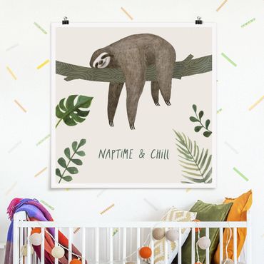 Posters Sloth Sayings - Chill