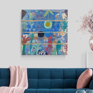 Houten schilderijen op plank Paul Klee - Sunken Landscape
