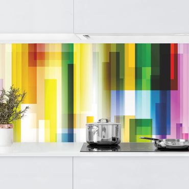 Keukenachterwanden Rainbow Cubes II
