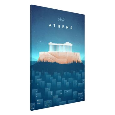 Magneetborden Travel Poster - Athens