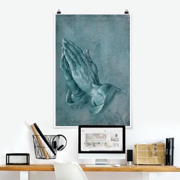 Posters Albrecht Dürer - Study Of Praying Hands