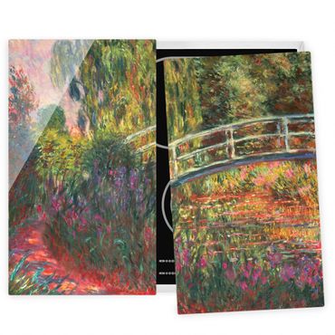Kookplaat afdekplaten Claude Monet - Japanese Bridge In The Garden Of Giverny