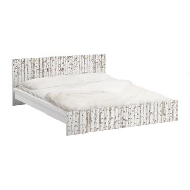 Meubelfolie IKEA Malm Bed No.YK15 Birch Wall