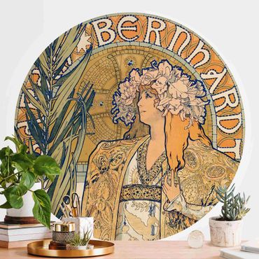 Behangcirkel Alfons Mucha - Poster For The Play Gismonda