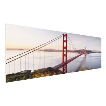 Aluminium Dibond schilderijen Golden Gate Bridge In San Francisco