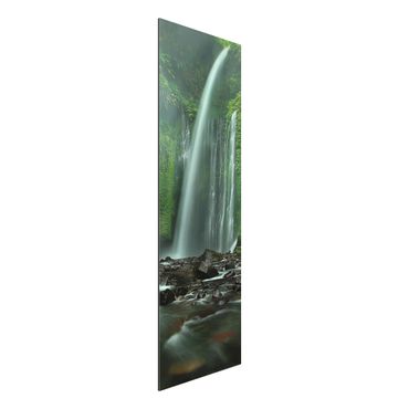 Aluminium Dibond schilderijen Tropical Waterfall