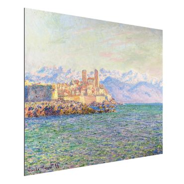 Aluminium Dibond schilderijen Claude Monet - Antibes, Le Fort