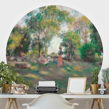 Behangcirkel Auguste Renoir - Landscape With Figures