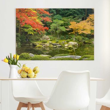 Canvas schilderijen Japanese City Park