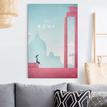 Canvas schilderijen Travel Poster - Rome