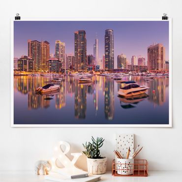 Posters Dubai Skyline And Marina