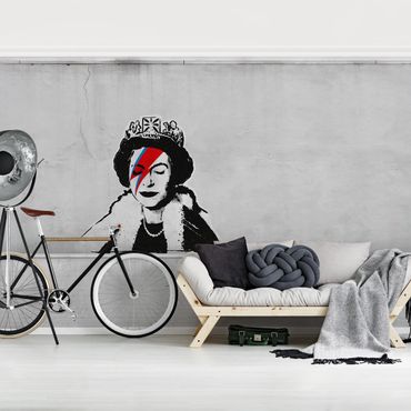 Fotobehang - Lizzie Stardust - Brandalised ft. Graffiti by Banksy