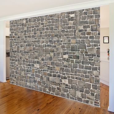 Schuifgordijnen Quarry Stone Wallpaper Natural Stone Wall