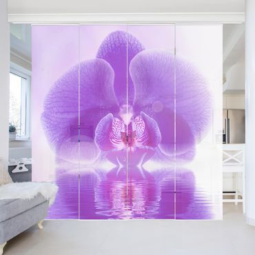 Schuifgordijnen Purple Orchid On Water
