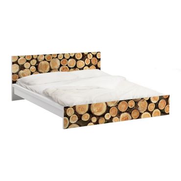 Meubelfolie IKEA Malm Bed No.YK18 Tree Trunks