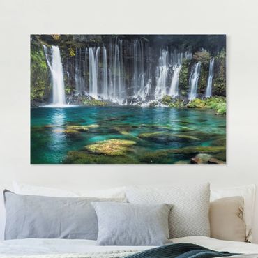 Canvas schilderijen Shiraito Waterfall