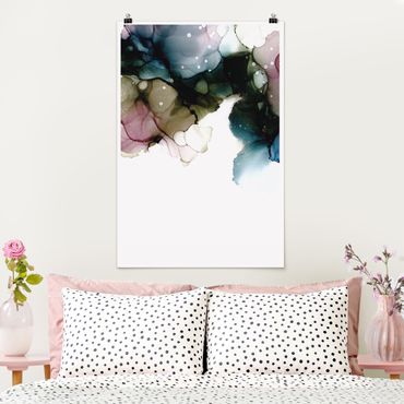 Posters Floral Arches With Gold