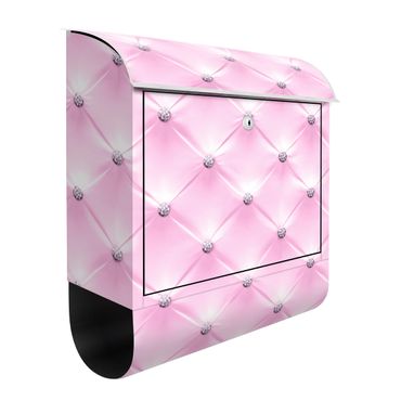 Brievenbussen Diamond Light Pink Luxury
