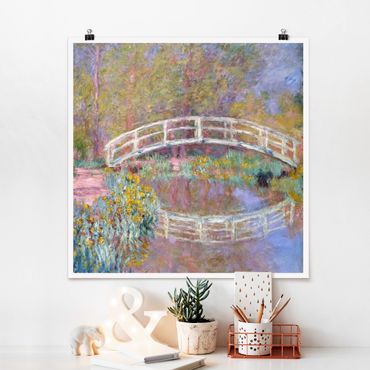 Posters Claude Monet - Bridge Monet's Garden