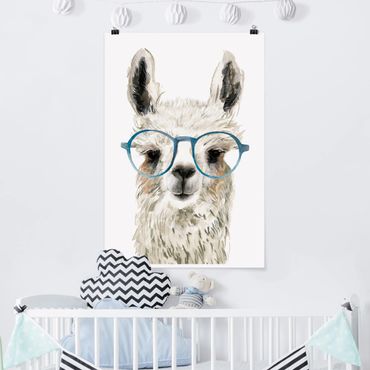 Posters Hip Lama With Glasses III